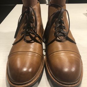 Allen Edmonds Patton Cap-Toe Boot - Tan, Size 11 D